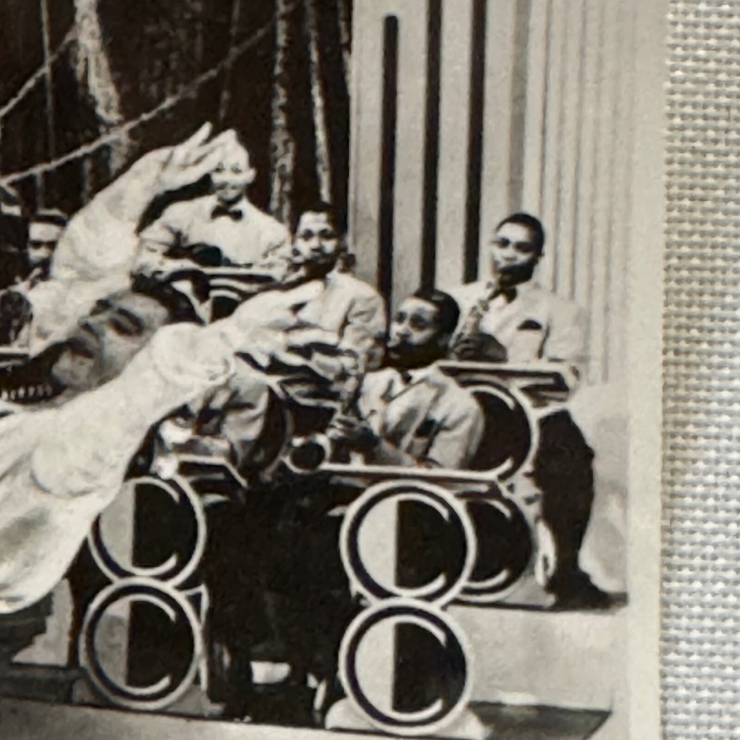 Circus Rollerskating Roller Skate Circus Act with Band Photo Photograph Vintage