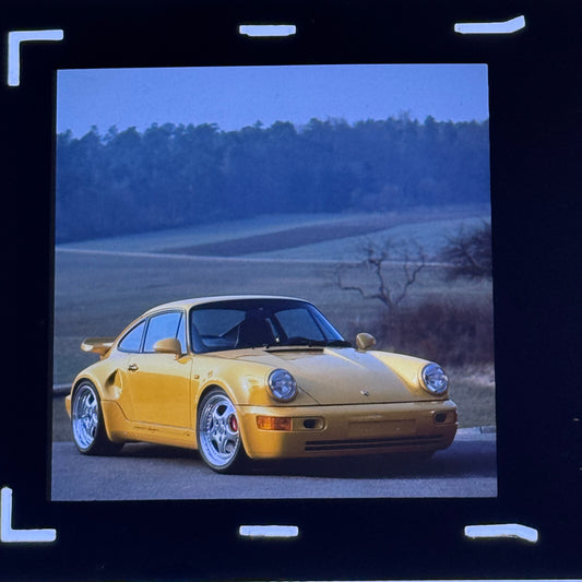 1992 Porsche 911 Turbo S 3.3 Coupe Leichtbau Film Photo Slide Transparency