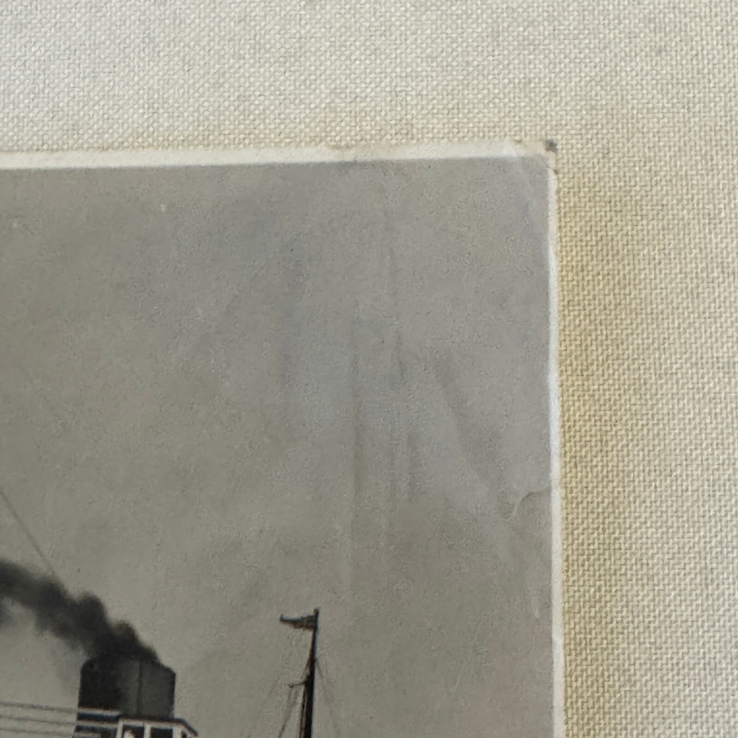 Vintage Ship Boat Photo Photograph Print RMS Lady Somers Montreal Maiden Voyage