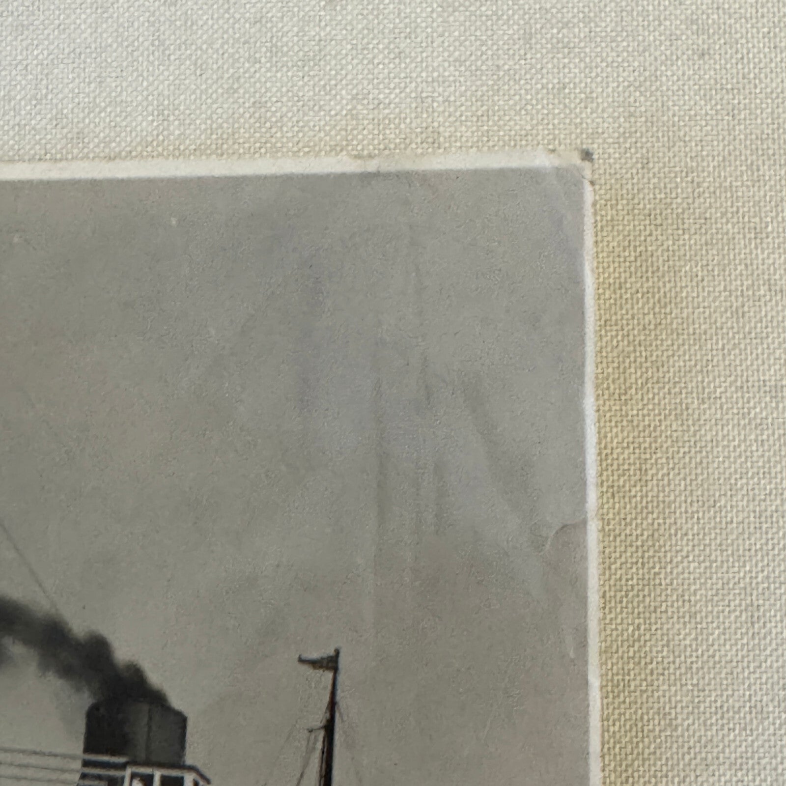 Vintage Ship Boat Photo Photograph Print RMS Lady Somers Montreal Maiden Voyage