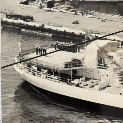 Royal Canadian Navy Ship HMCS Labrador Vintage Press Photo Photograph Print 1954
