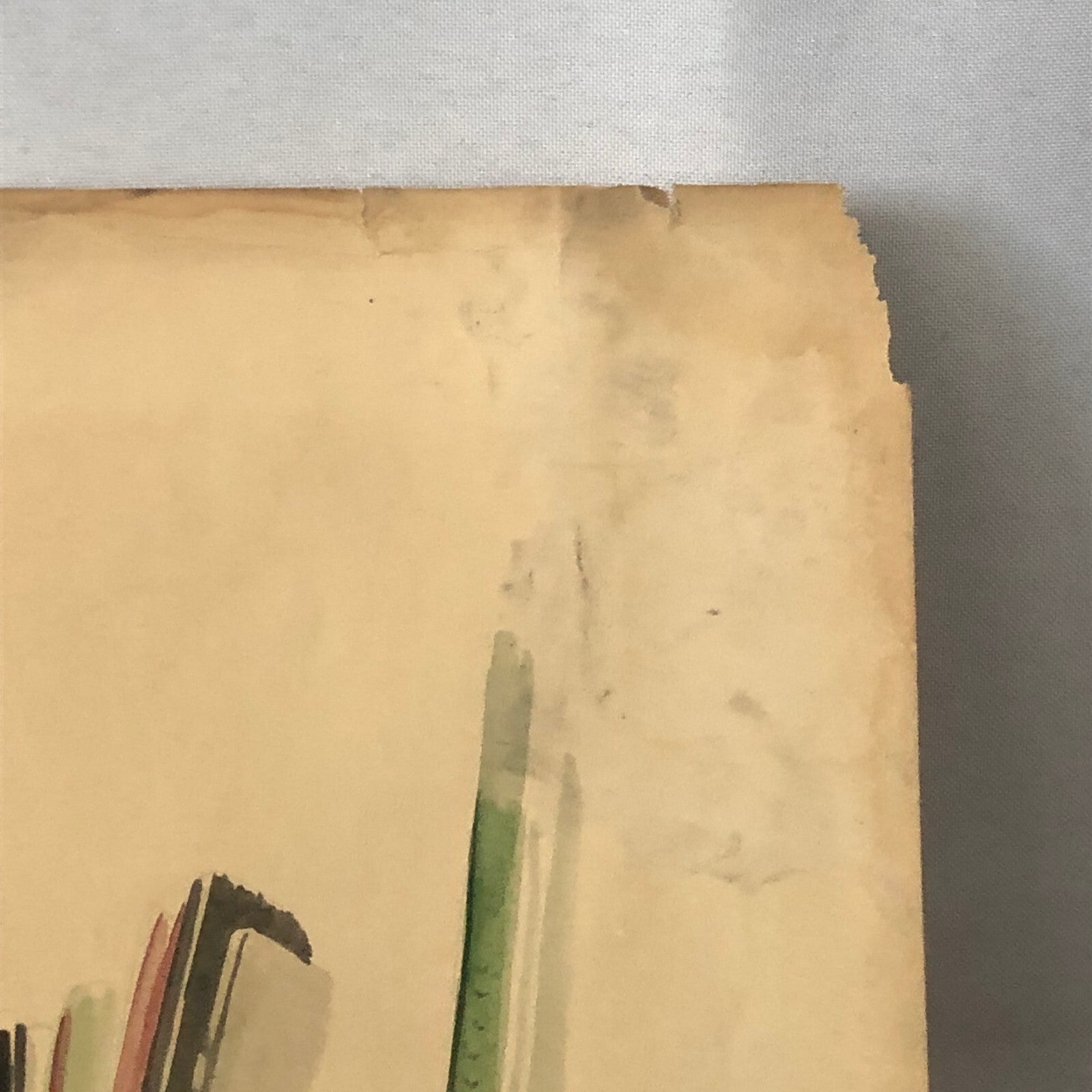 Vintage Painting Art Artwork Artist Arthur E Sudler Chair Fireplace Books