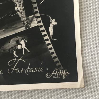 Circus Performer Wild West Show Rope Act Troupe Collins Vintage Photo German