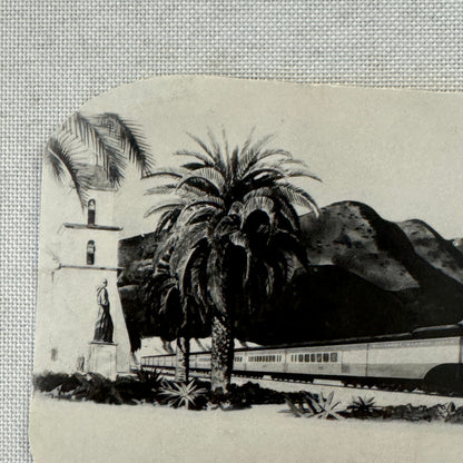 Vintage Train Postcard Clipping Daylight Streamline Train Southern Pacific