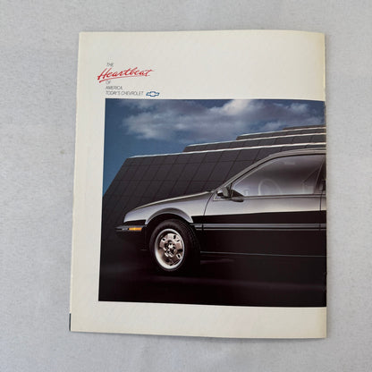 1988 Chevrolet Beretta Car Sales Brochure Catalog Vintage Advertising