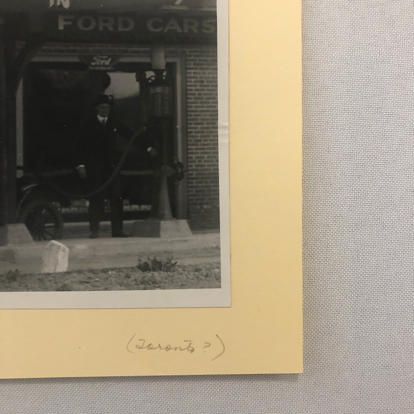 Vintage Ford Car Automobile Service Station Photo Photograph Print