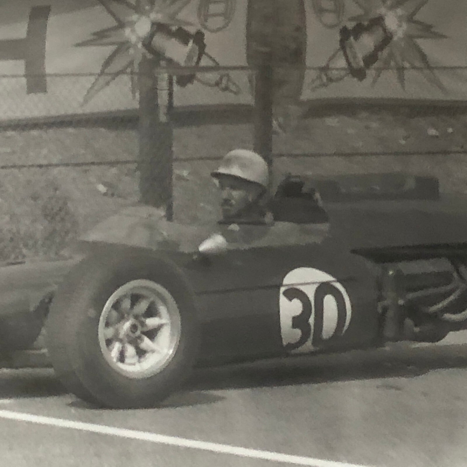 Vintage Solitude Grand Prix Racing Photo Photograph Jo Bonnier