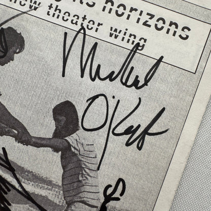 The Young Girl and the Monsoon Cast Signed Program Playbill 5x Signatures