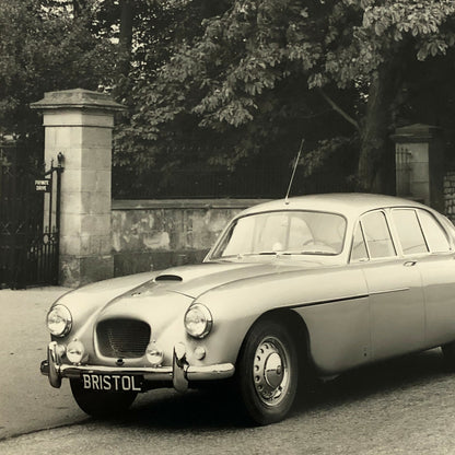 Vintage Bristol Car Press Photo Photograph Print 