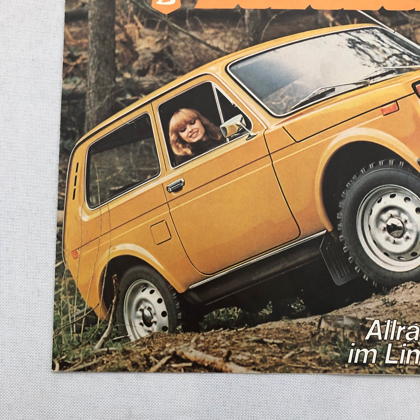 Lada Niva Car Sales Brochure Catalog GERMAN Text European Market
