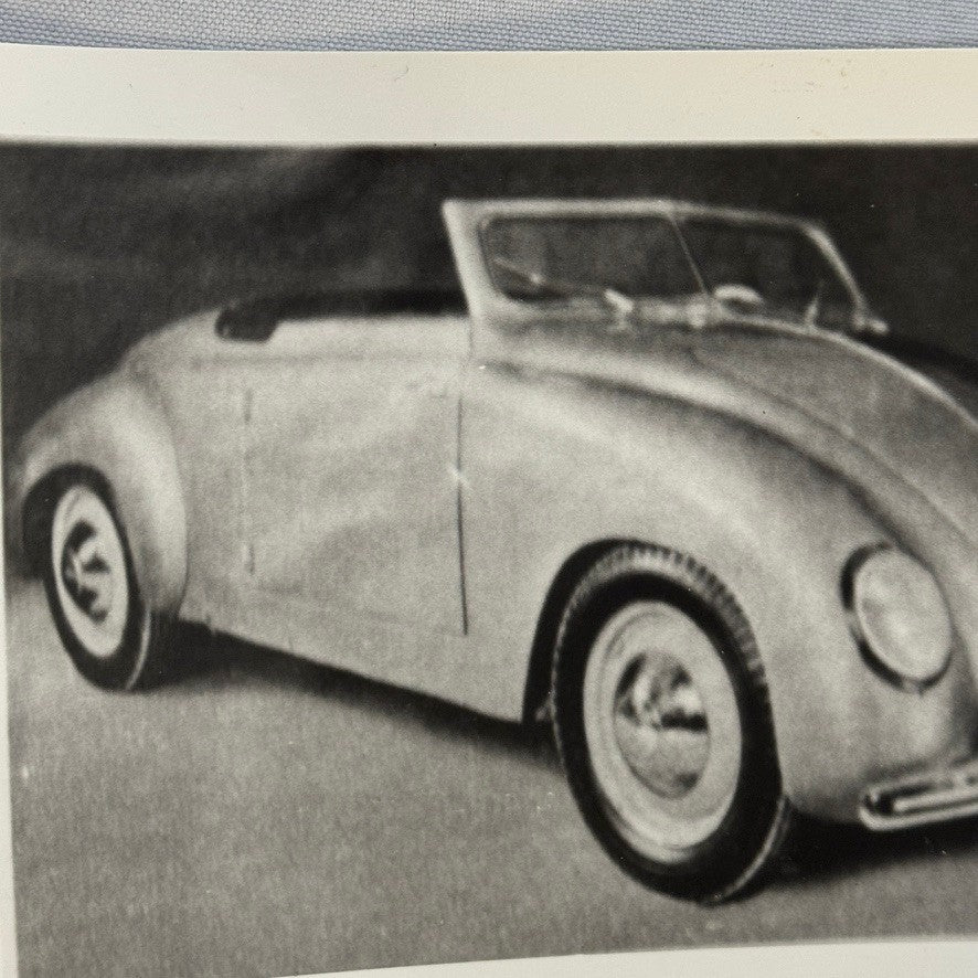 Vintage Coachbuilder Car Automobile Convertible Photo Photograph Unidentified
