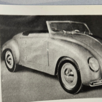 Vintage Coachbuilder Car Automobile Convertible Photo Photograph Unidentified
