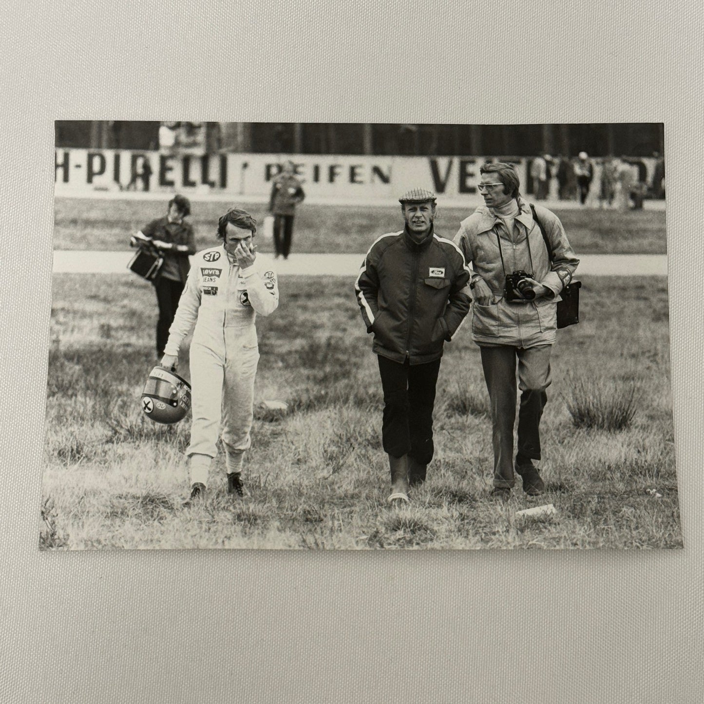 Vintage Racing Photo Niki Lauda Michael Kranefuss 1972 Hockenheim F2 Motorsport