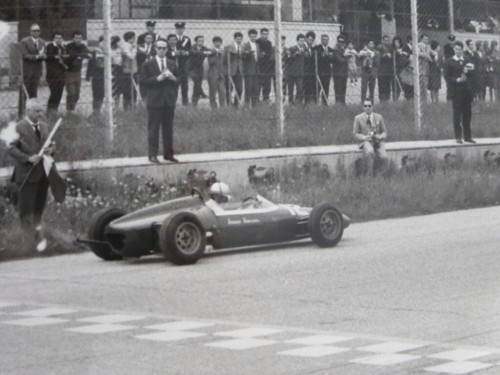 Vintage 1964 Racing Photograph Photo Image - Grand Prix Race Cars 