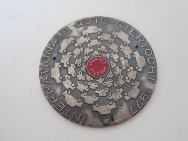1977 Internationale Auto Stertocht European Car Club Rally Badge