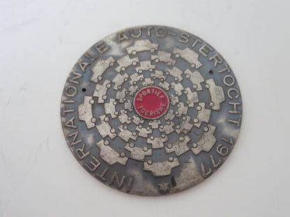 1977 Internationale Auto Stertocht European Car Club Rally Badge