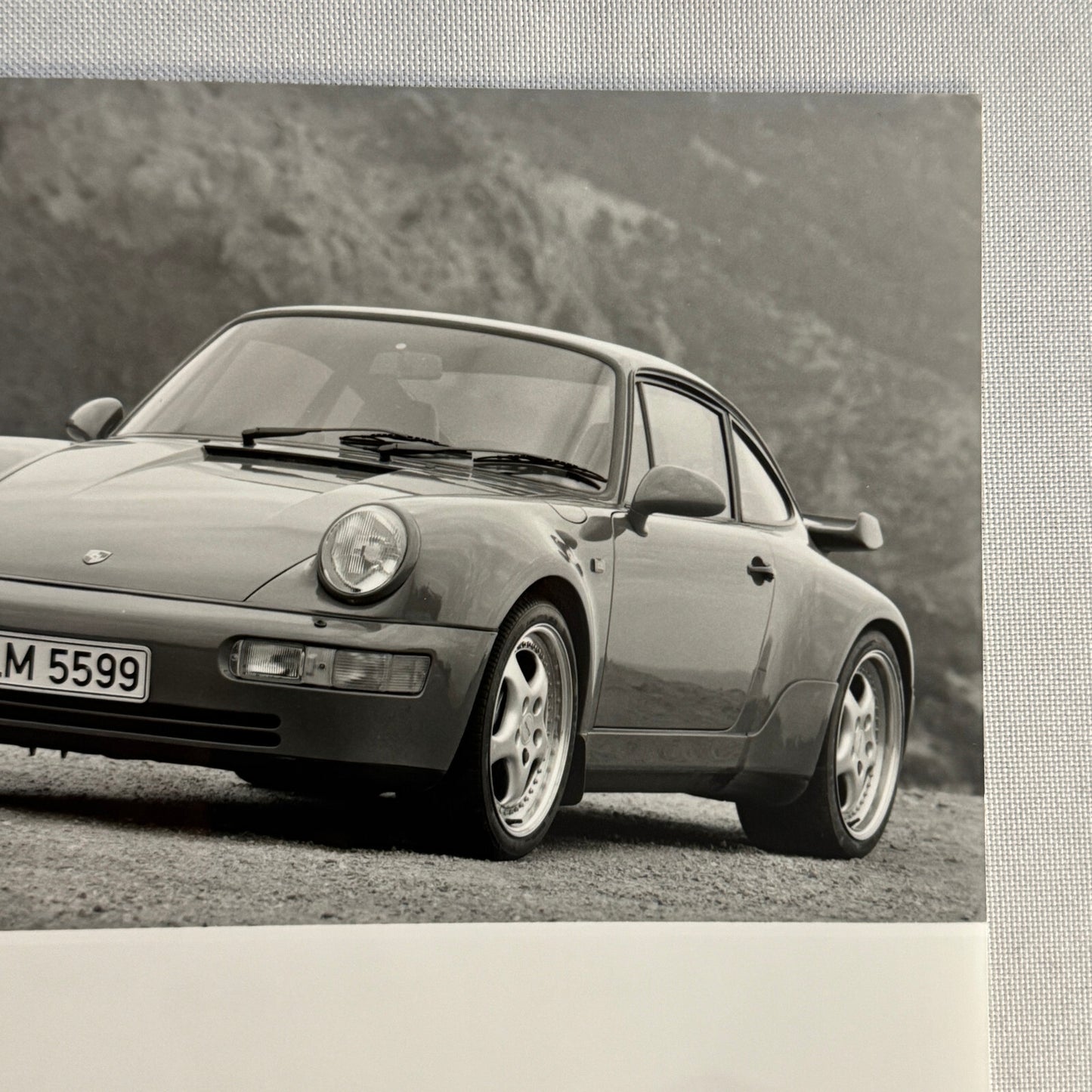 1993 Porsche 911 Turbo 3.6 Factory Photo Photograph Print