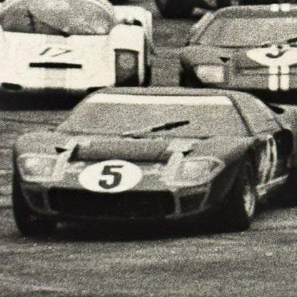 Vintage Racing Photo Ford GT40 Porsche
