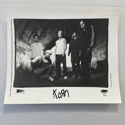 Korn Music Publicity Press Photo Photograph Metal Band 1996