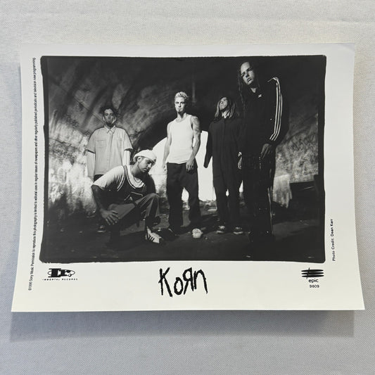 Korn Music Publicity Press Photo Photograph Metal Band 1996