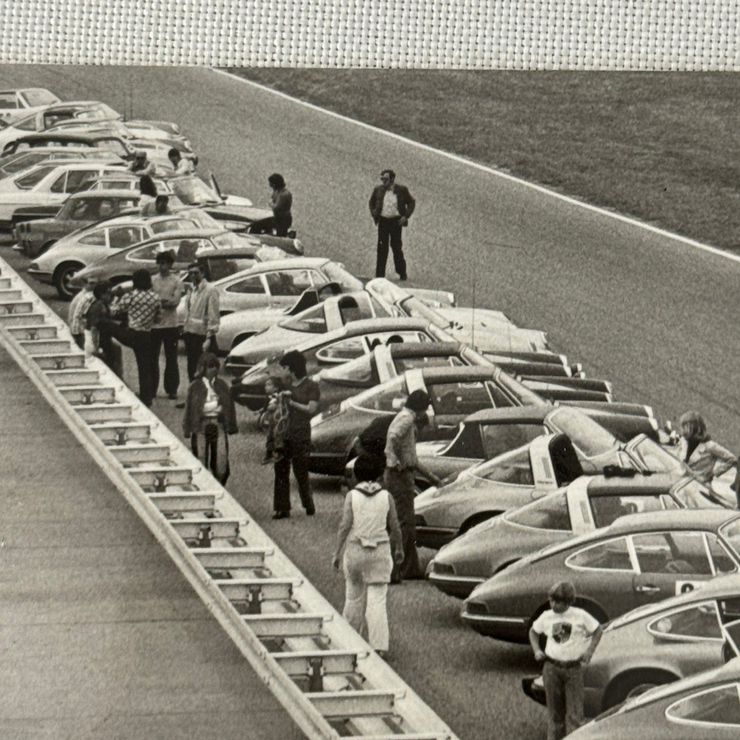 Vintage Porsche Racing Car Photo Photograph Porsche 911 Club Event 1974