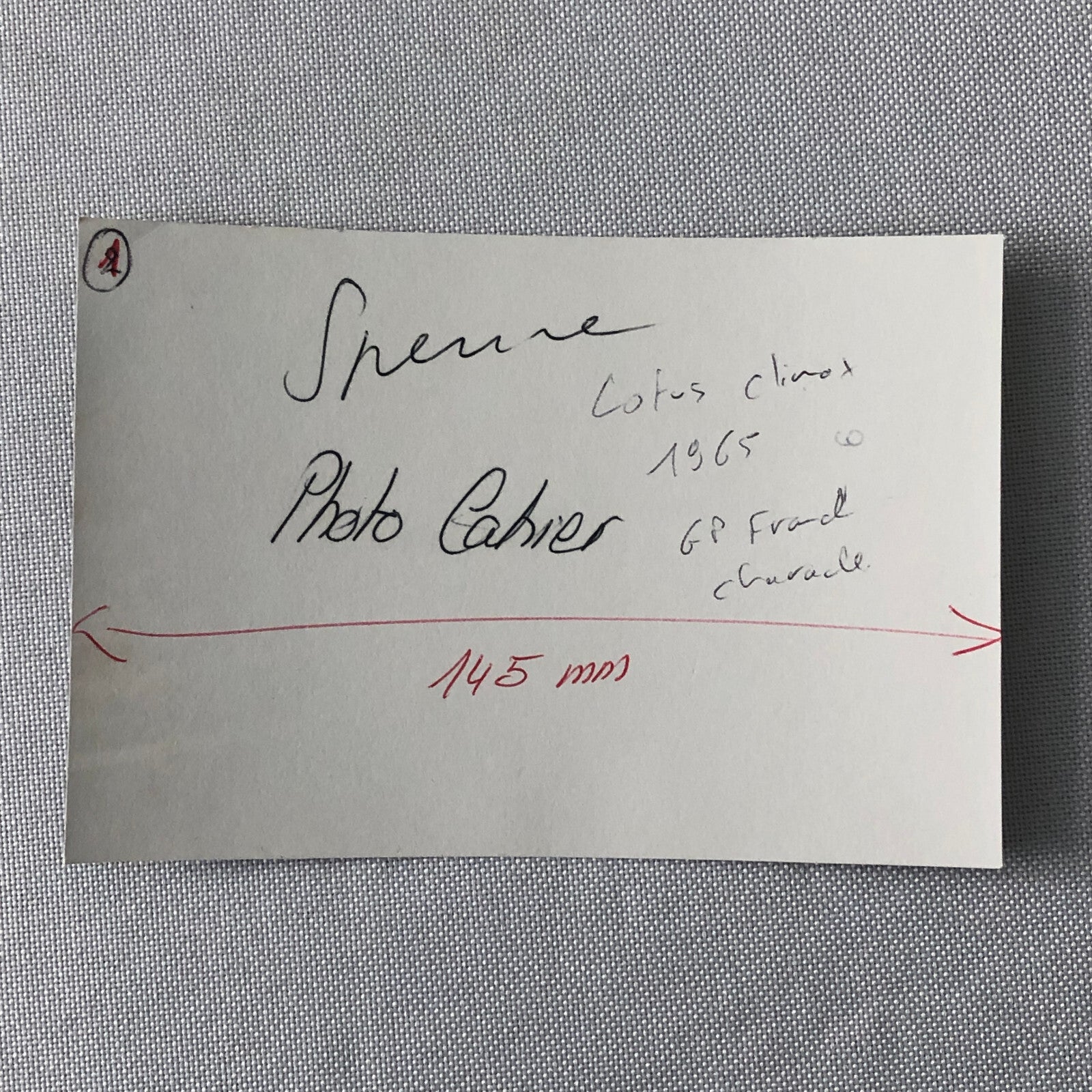 1965 Lotus Climax Mike Spence Racing Photo Photograph Bernard Cahier 