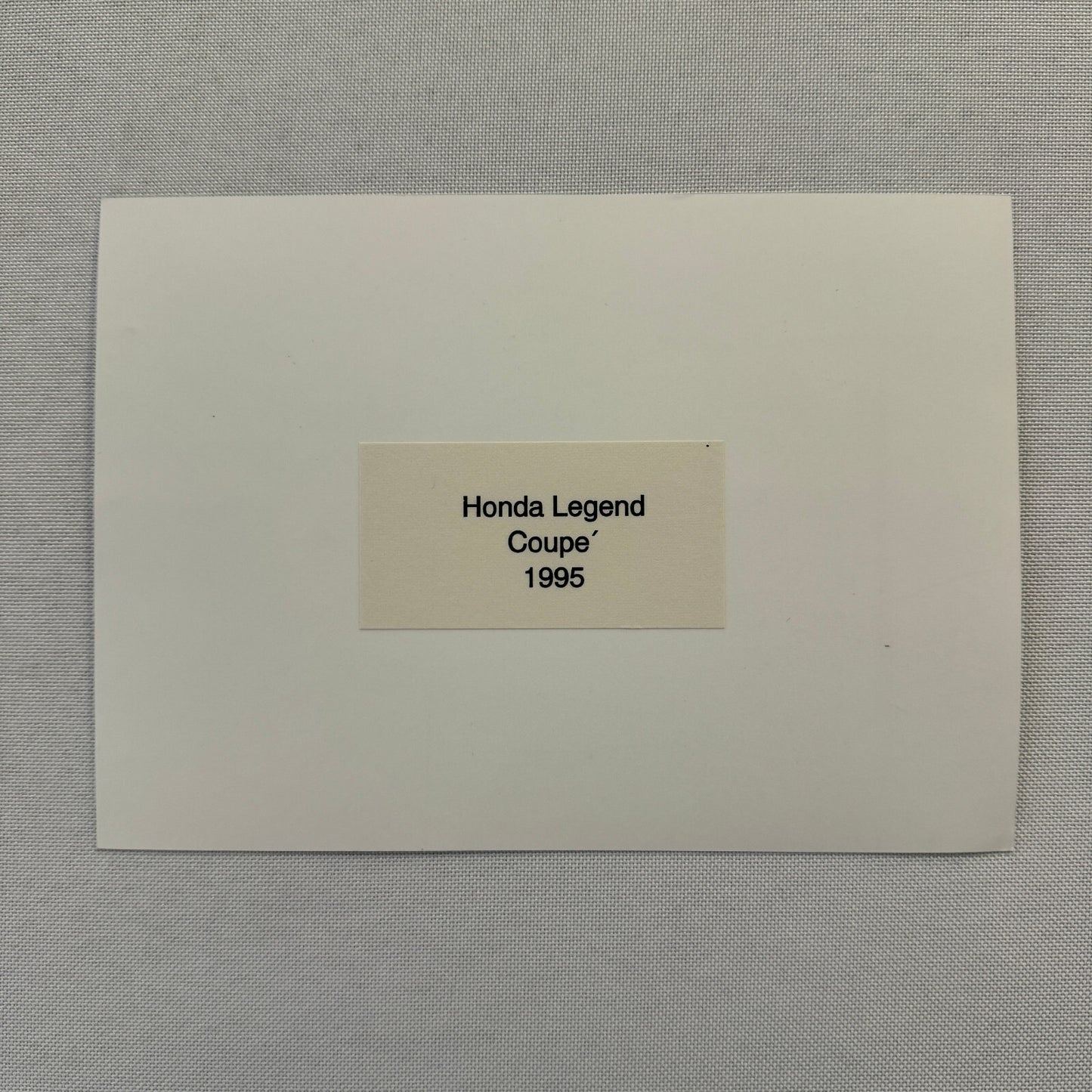 1995 Honda Legend Coupe Car Factory Press Photo Photograph Acura Legend