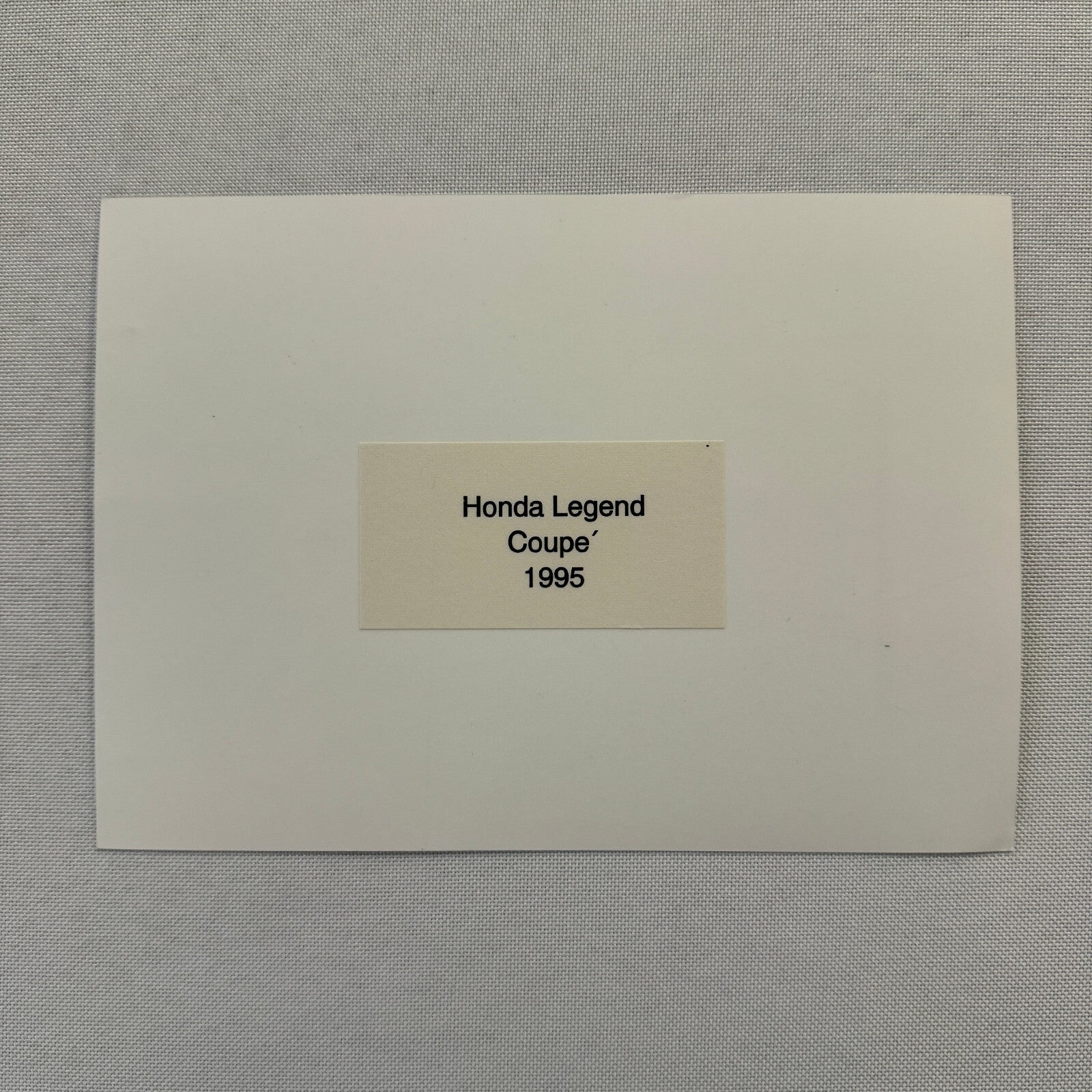 1995 Honda Legend Coupe Car Factory Press Photo Photograph Acura Legend