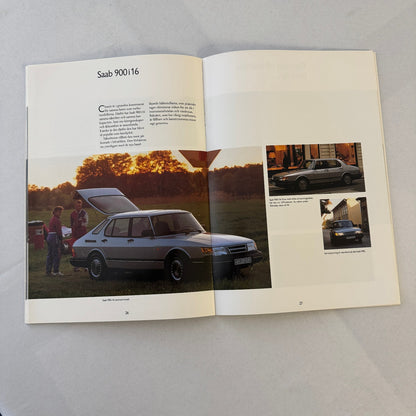 1990 Saab 900 Car Sales Brochure Catalog Saab 900 Cabriolet Turbo Aero SWEDISH