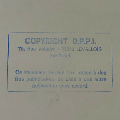 Juan Manuel Fangio Racing Driver DPPI Press Photo Photograph 1975 Dijon 