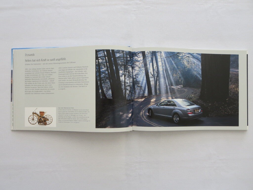 2005 Mercedes S Class Hardbound Sales Brochure Catalog GERMAN TEXT AMG 350 500