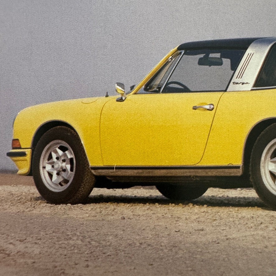 Porsche 911 Car Postcard Vintage Image Printed 2015