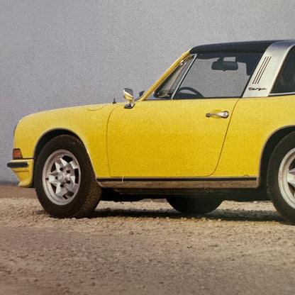 Porsche 911 Car Postcard Vintage Image Printed 2015