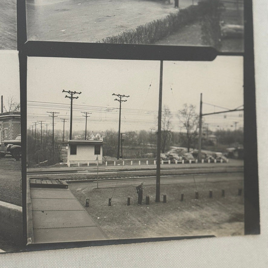 Vintage Pennsylvania Railroad Photo Contact Sheet Photograph Al Paul Lefton