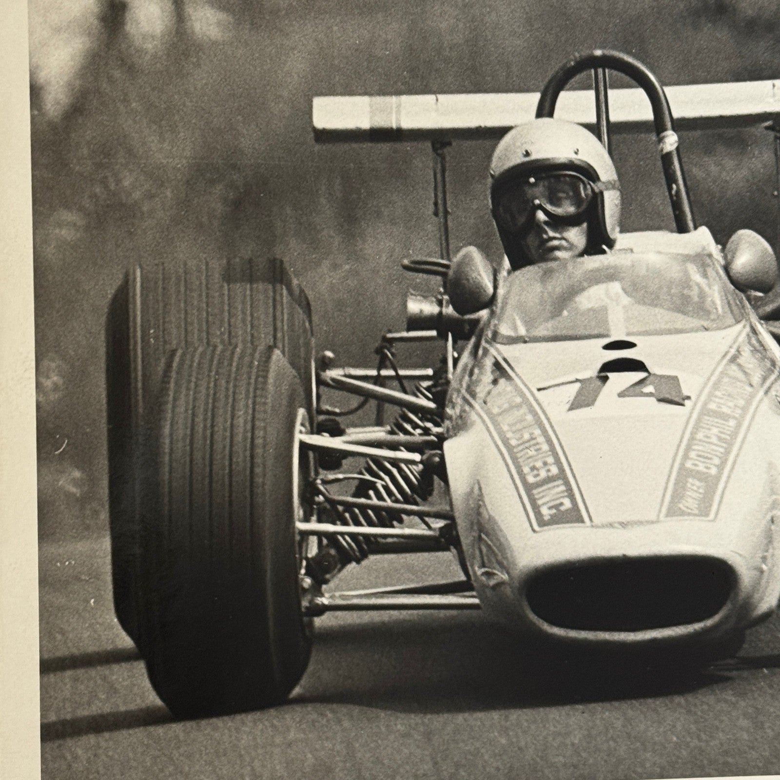 Vintage Car Racing Photo Circuit Mont Tremblant Quebec Photograph