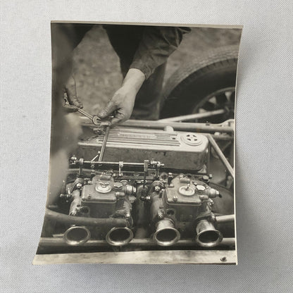 Vintage Solitude Grand Prix Racing Photo Photograph 1961 Car Engine