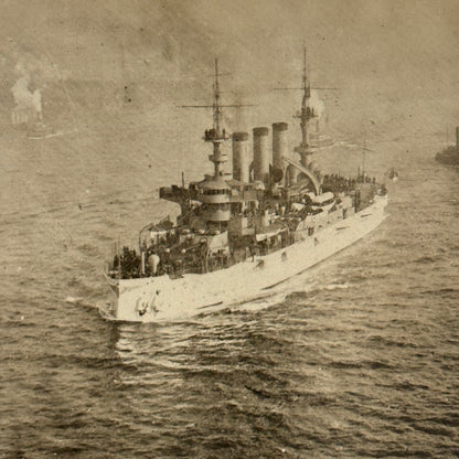 USS Minnesota Military Ship Boat Photo Photograph Vintage Print