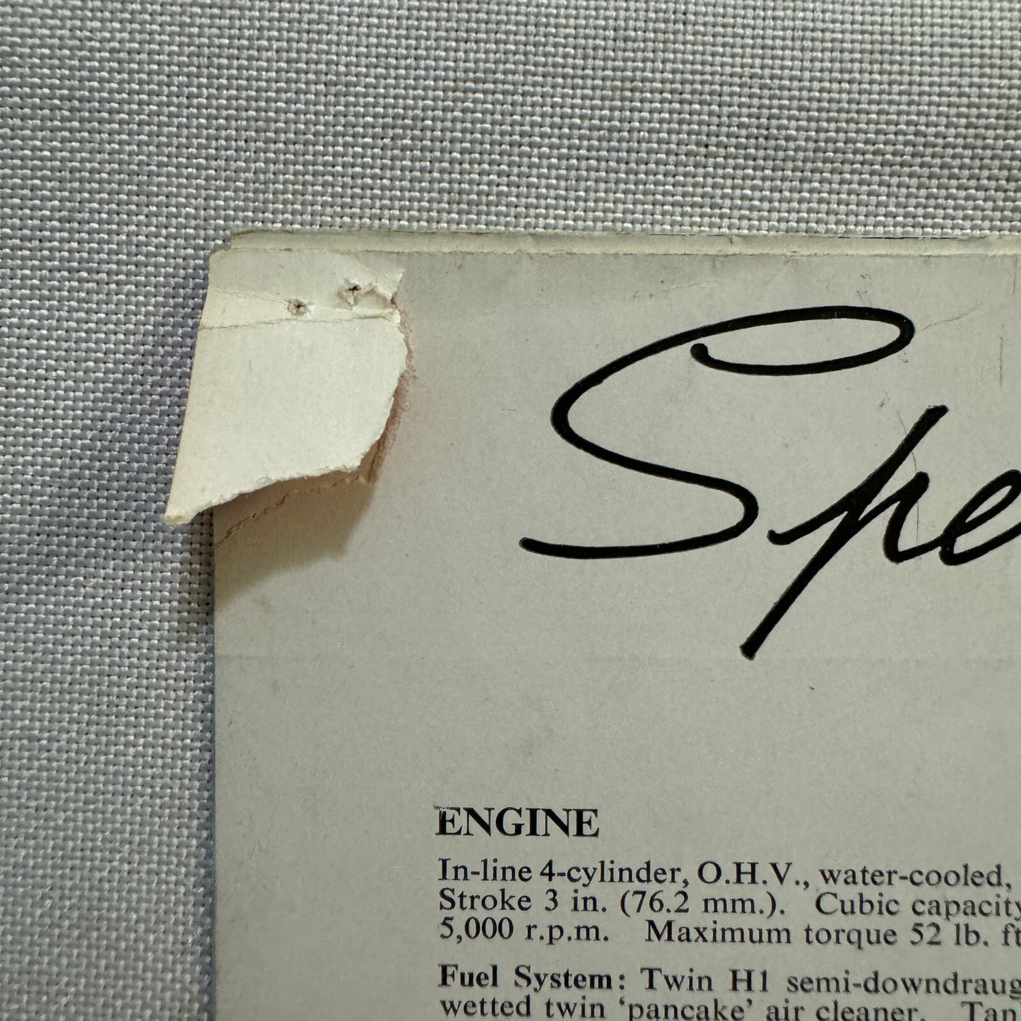 Austin Healey Sprite Roadster Car Sales Brochure Catalog Bugeye Sprite Frogeye