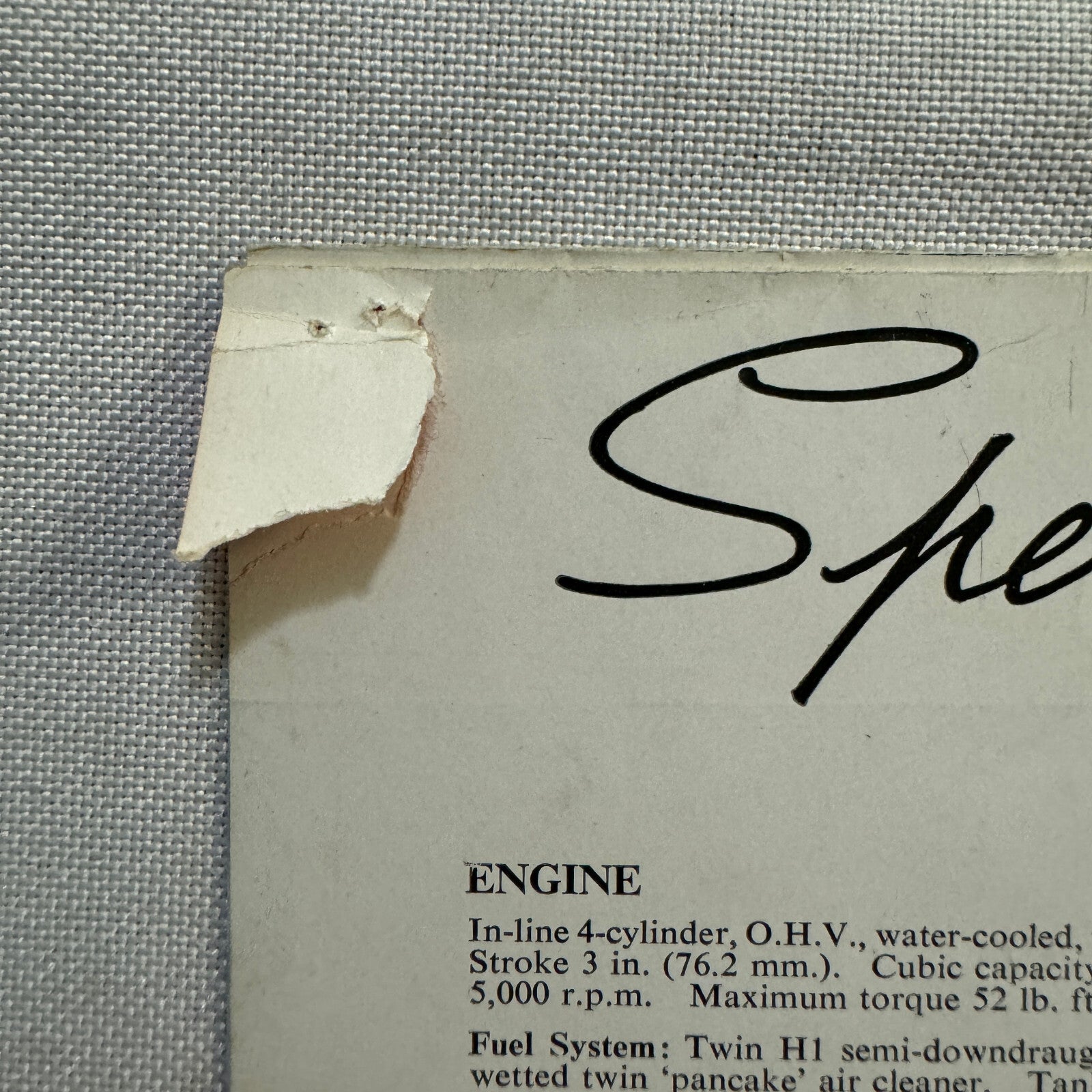 Austin Healey Sprite Roadster Car Sales Brochure Catalog Bugeye Sprite Frogeye