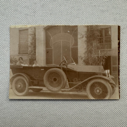 Vintage Photograph Photo Print Women in Early Car Automobile Antique