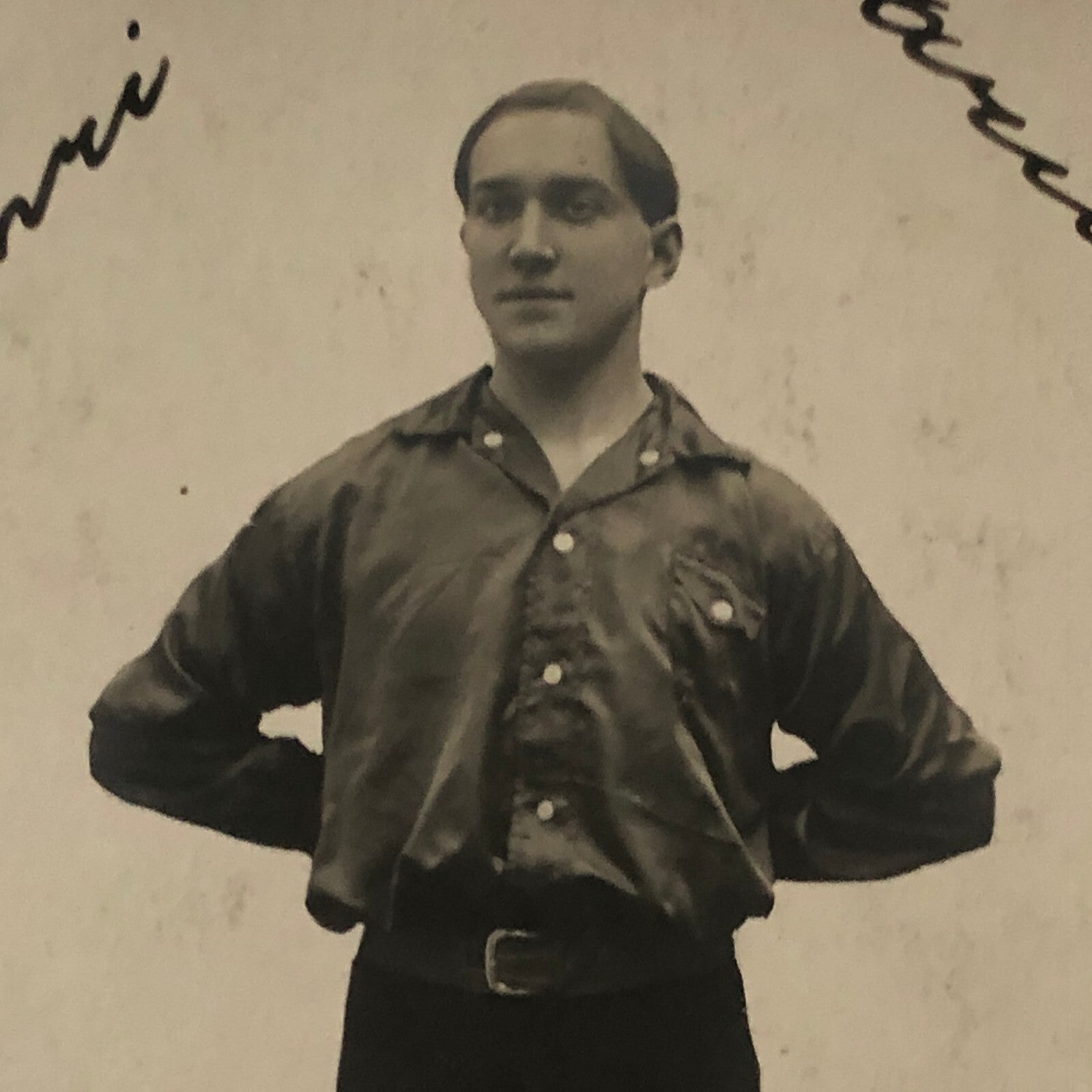 Circus Performer Real Photo Postcard Post Card RPPC Vintage French