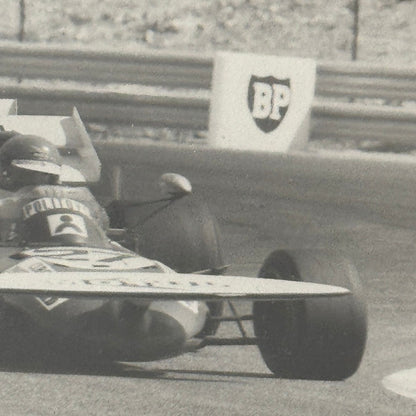 Vintage Racing Photo 1971 French Grand Prix Race Henri Pescarolo