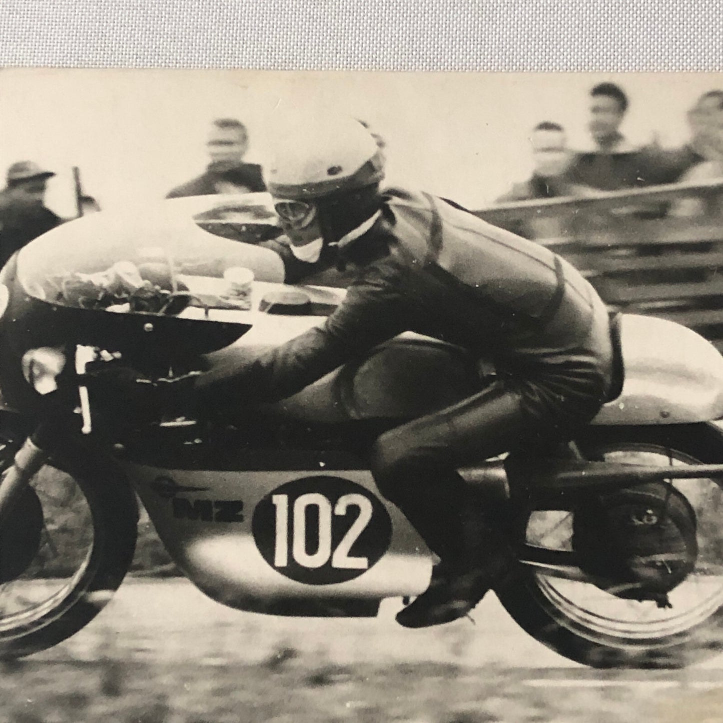 Vintage Motorcycle Racing Photo Photograph Print Germany