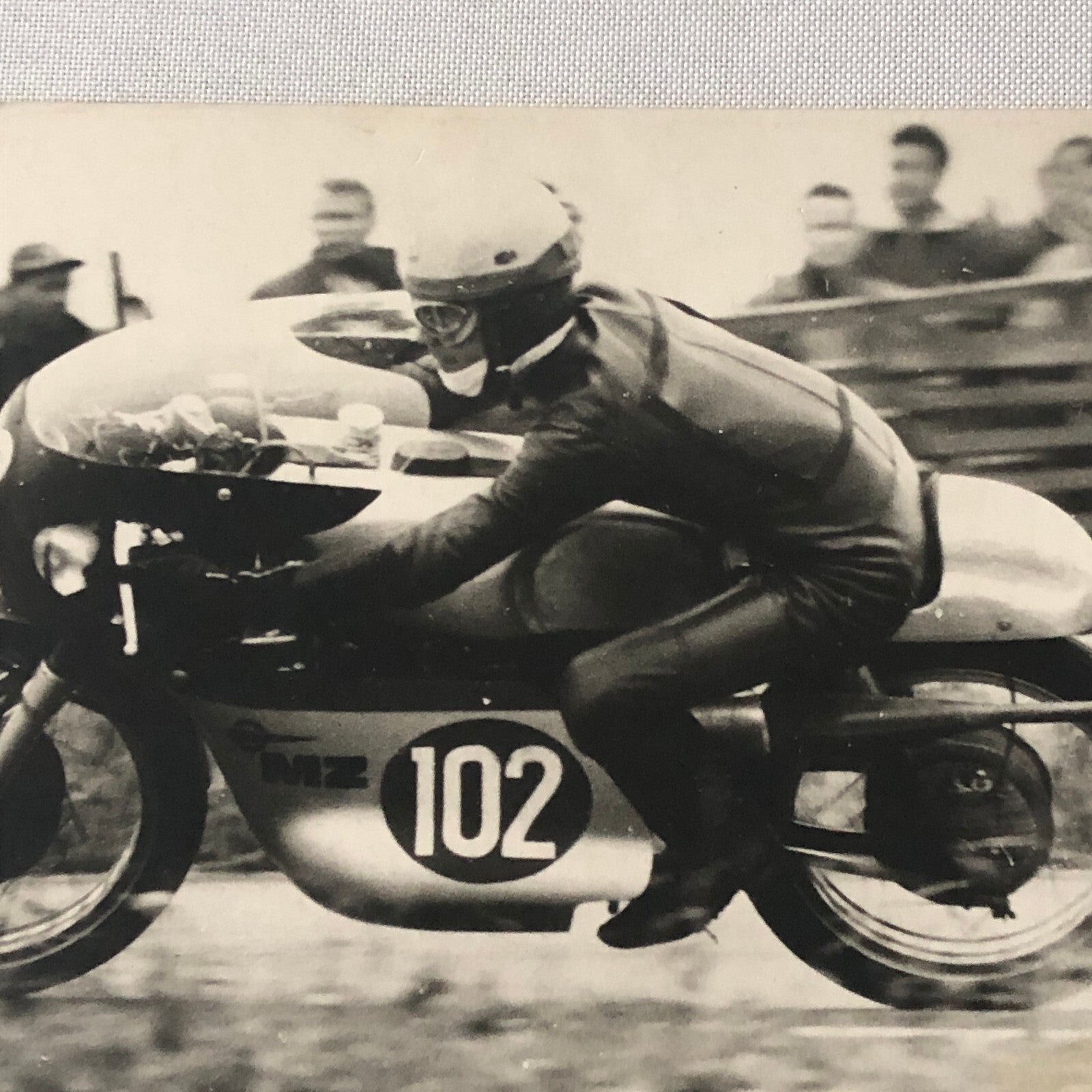 Vintage Motorcycle Racing Photo Photograph Print Germany