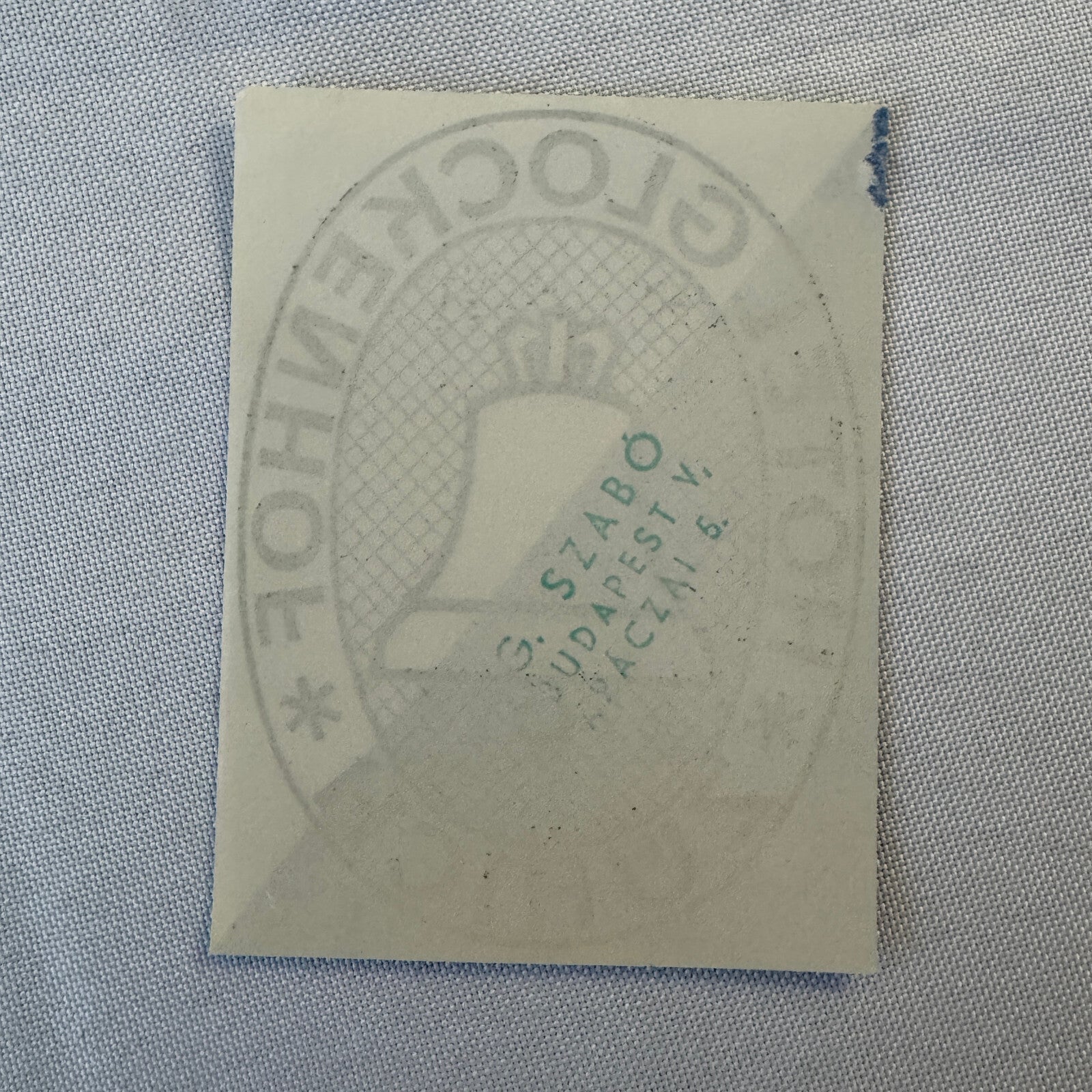Vintage Hotel Travel Luggage Label Zurich Switzerland Swiss Hotel Glockenhof