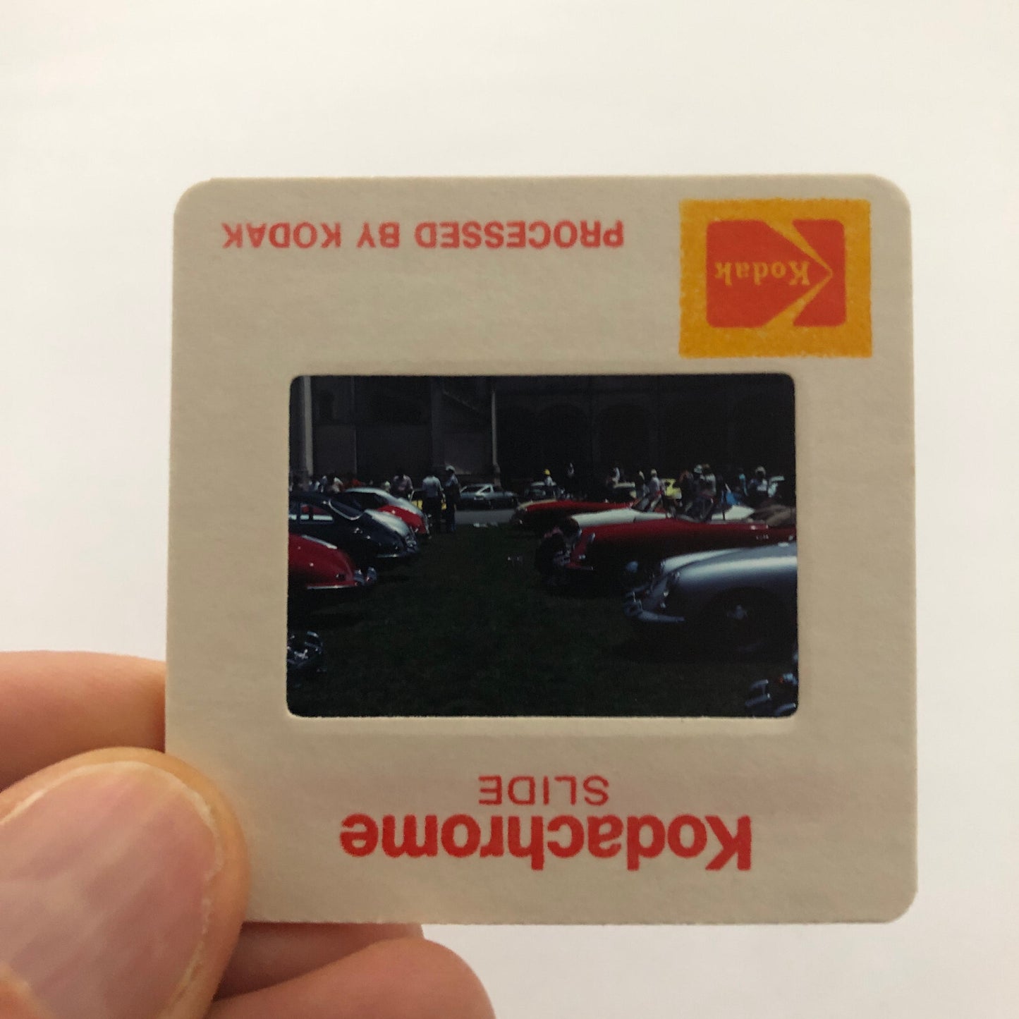 Porsche 356 Car Show 35mm Photo Slide Vintage 1981