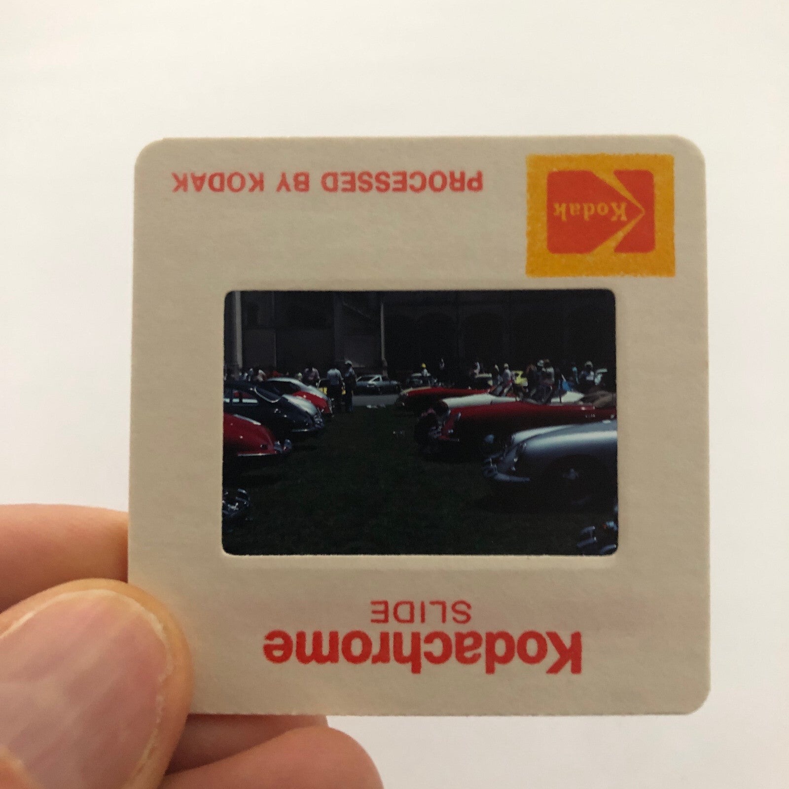 Porsche 356 Car Show 35mm Photo Slide Vintage 1981