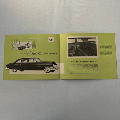 1950 Cadillac Sales Brochure Catalog Sixty One Sixty Two Coupe de Ville Special