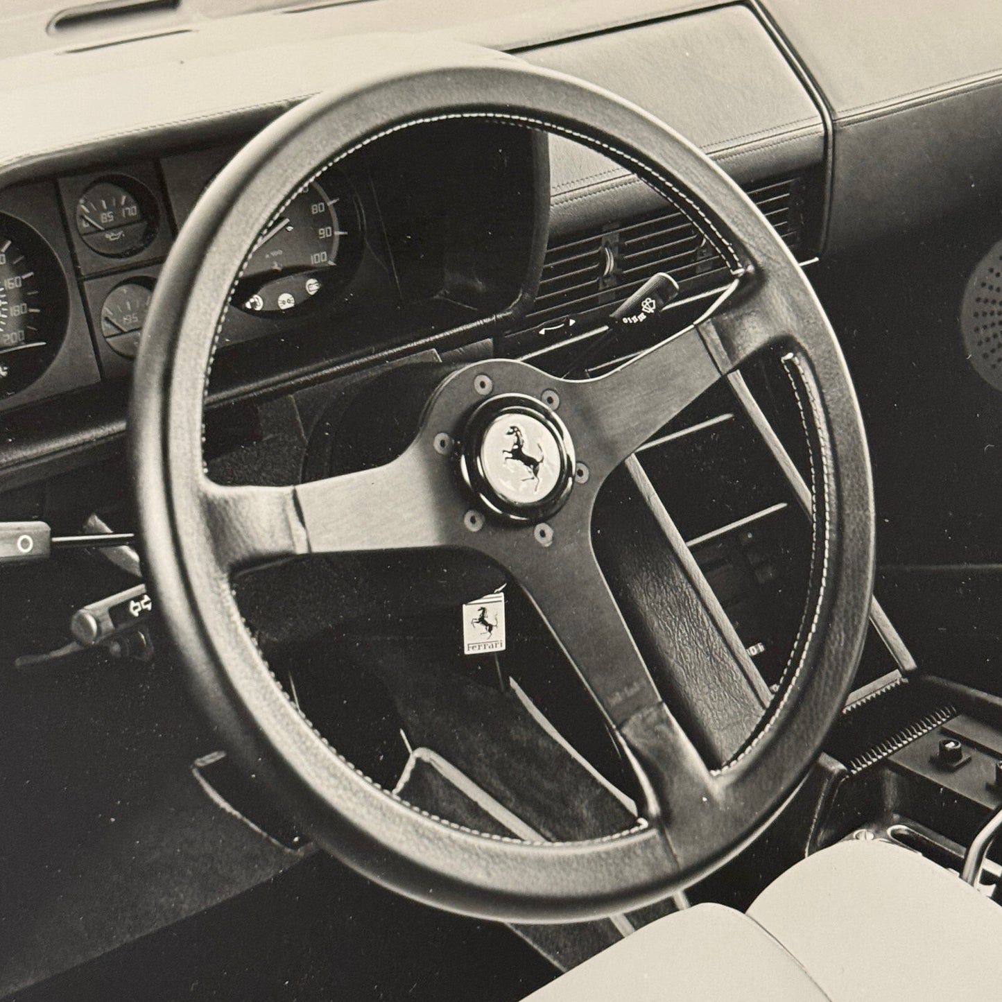 Ferrari Testarossa Car Interior Factory Press Photo Photograph Print