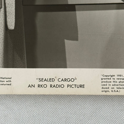 1951 Sealed Cargo Movie Film Press Photo Photograph Vintage